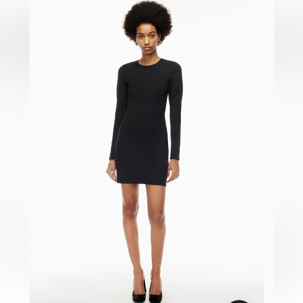 Babaton Classic Black Long Sleeve Dress